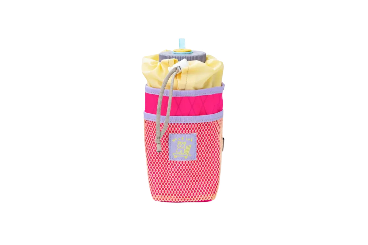 BLUE LUG - Stem pouch (x-pac pink/mesh beige)