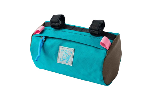 BLUE LUG - Handlebar pouch (ecopak teal/brown)