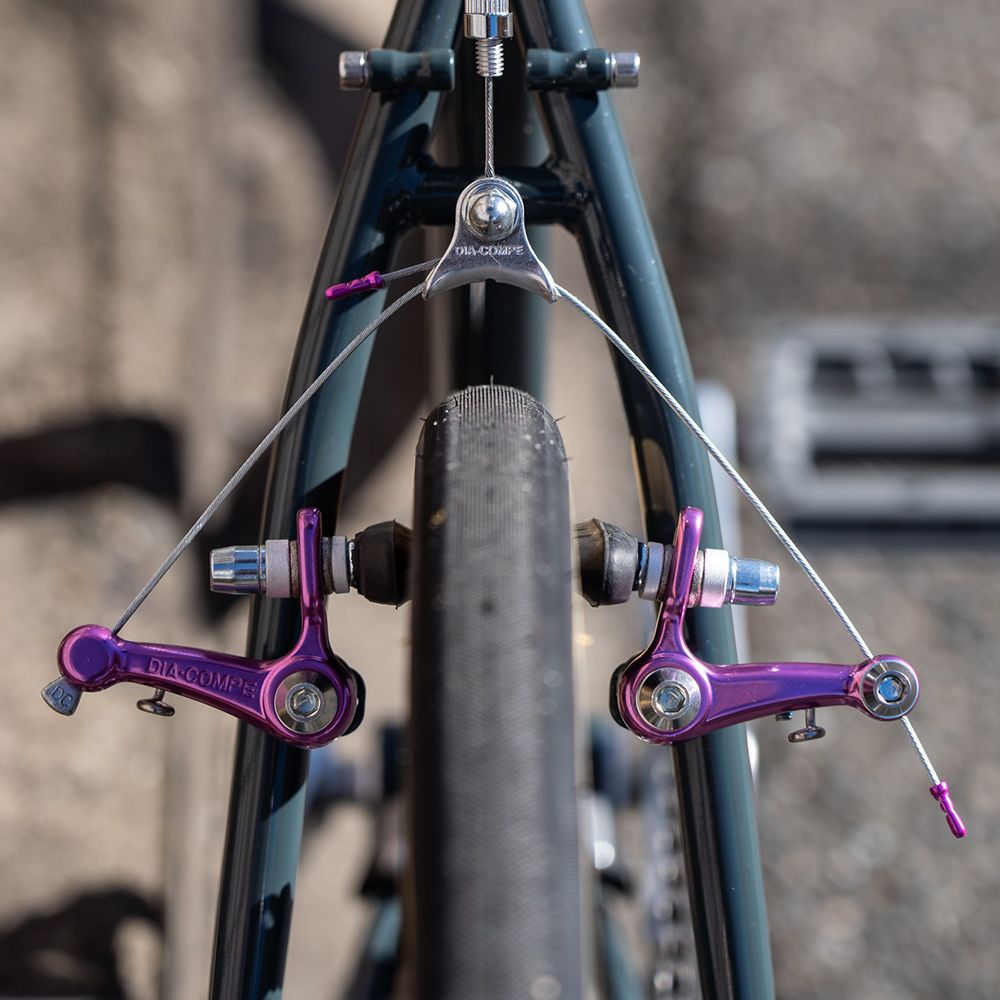 Dia-Compe x Bluelug - DC980 Retro Canti Brake (purple)