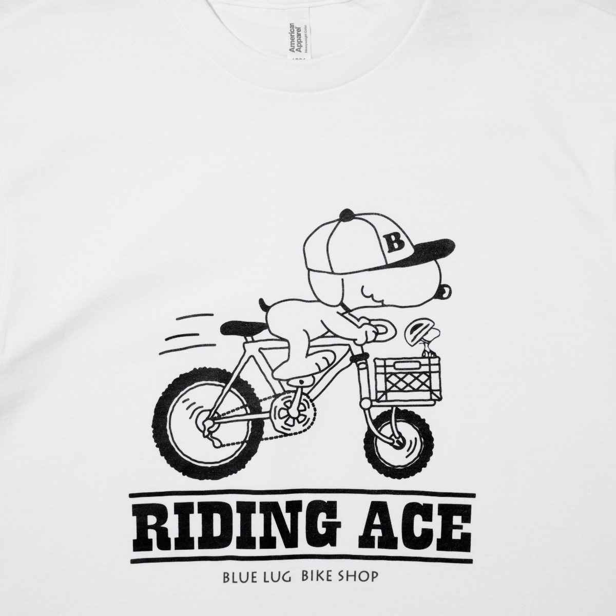 BLUE LUG - Riding ace t-shirt (white)