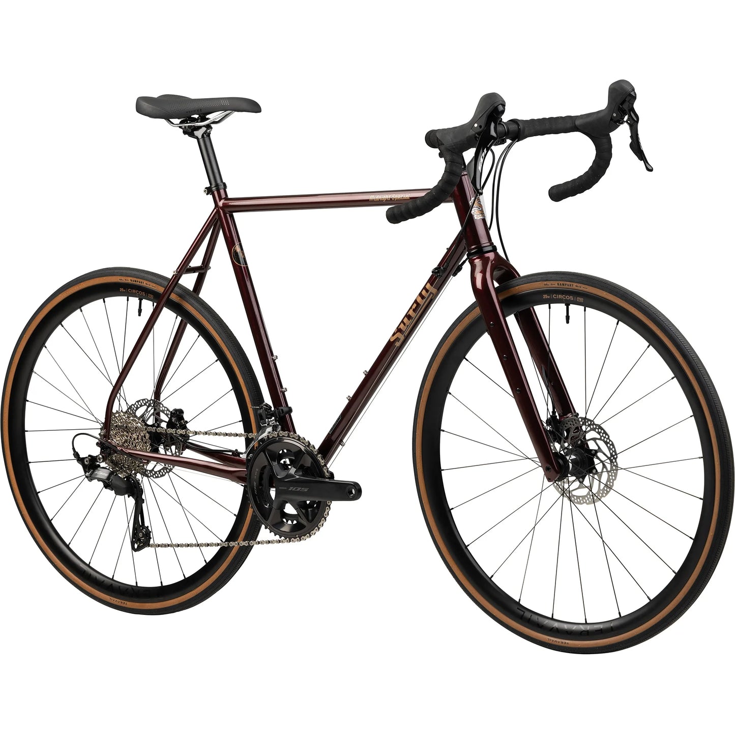 Surly - Midnight Special Carbon 700c complete bike (black cherry fizz)